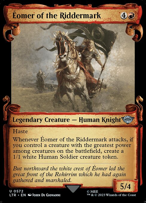 Éomer of the Riddermark highlighted card art