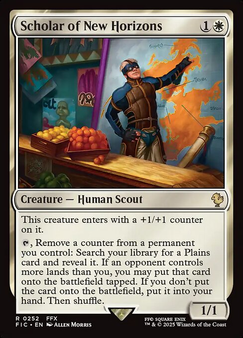 Scholar of New Horizons highlighted card art