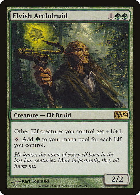 Elvish Archdruid from Magic 2012