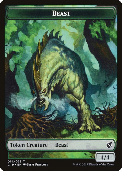 Beast from Commander 2019 Tokens