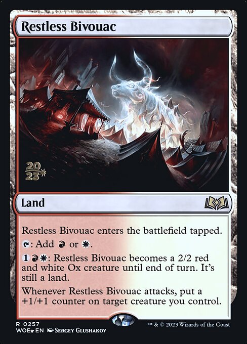 Restless Bivouac from Wilds of Eldraine Promos