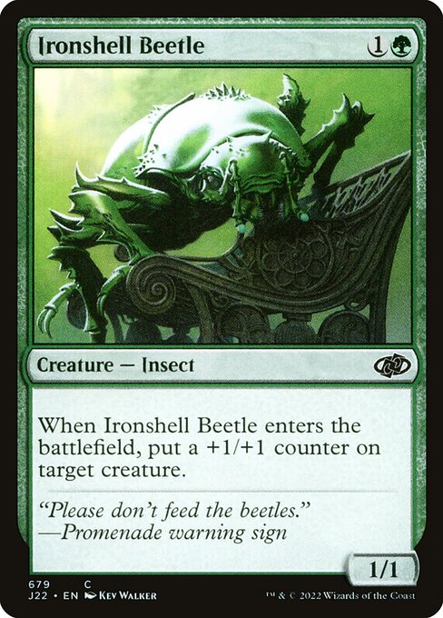 Ironshell Beetle highlighted card art