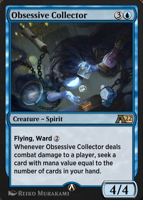 Obsessive Collector highlighted card art