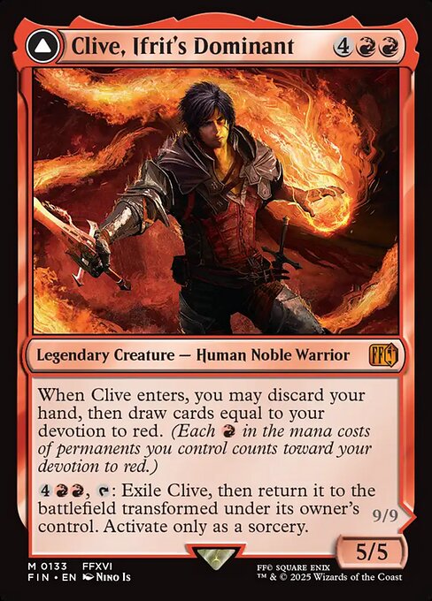 Clive, Ifrit's Dominant // Ifrit, Warden of Inferno from Final Fantasy