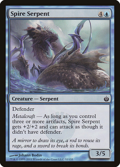 Spire Serpent from Mirrodin Besieged