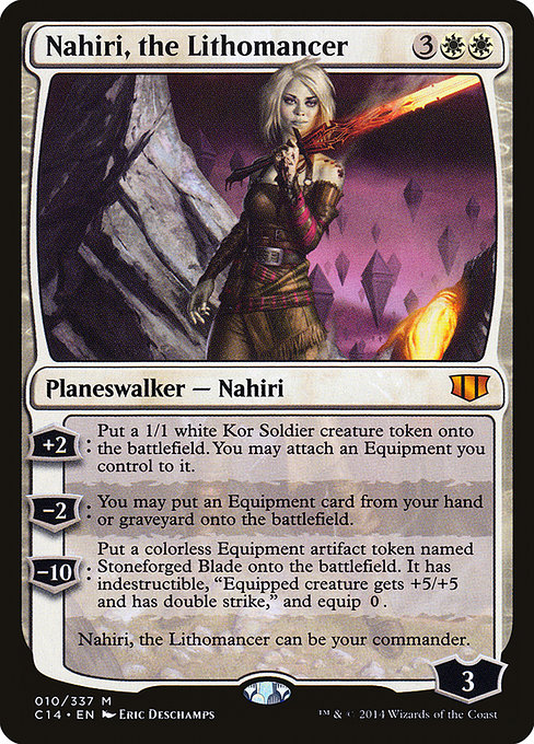 Nahiri, the Lithomancer from Commander 2014
