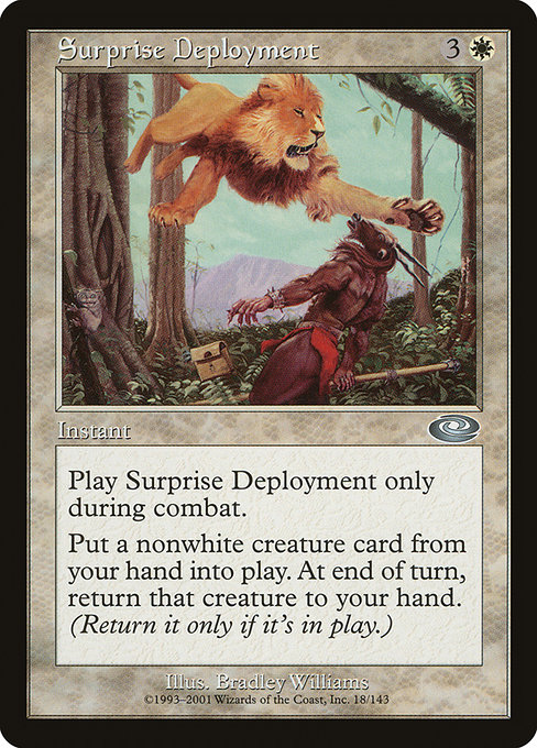 Surprise Deployment highlighted card art