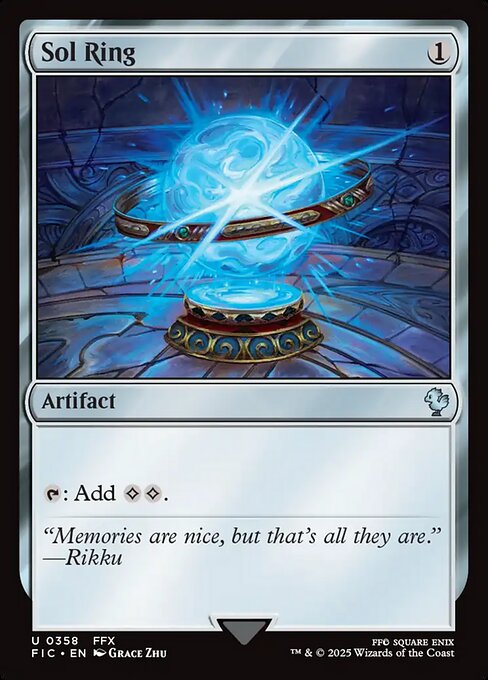 Sol Ring from Final Fantasy Commander