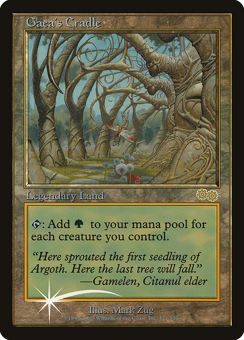 Gaea's Cradle from Judge Gift Cards 1998