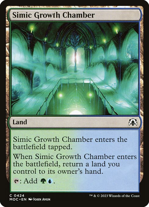 Simic Growth Chamber from March of the Machine Commander