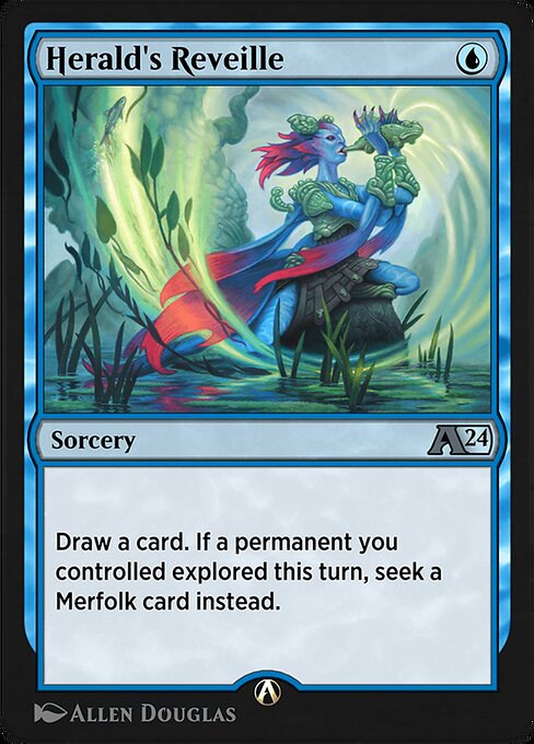 Herald's Reveille highlighted card art