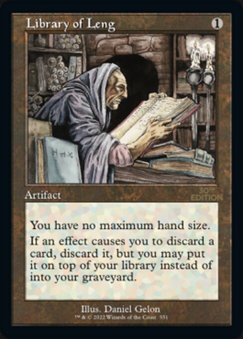 Library of Leng highlighted card art
