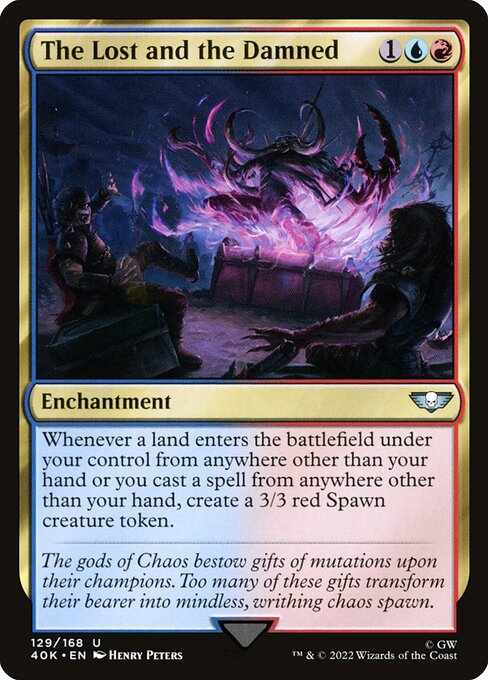 The Lost and the Damned highlighted card art