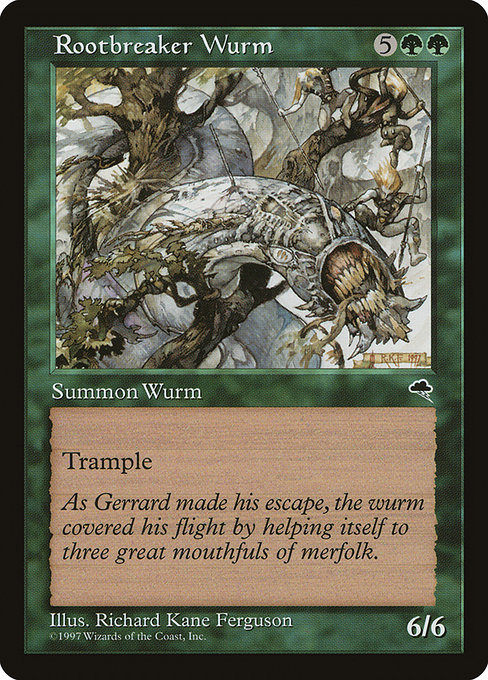Rootbreaker Wurm from Tempest