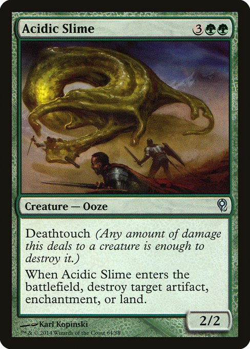 Acidic Slime from Duel Decks: Jace vs. Vraska