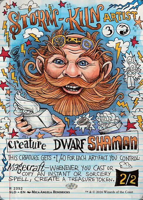 Storm-Kiln Artist highlighted card art