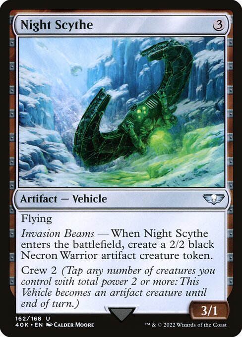 Night Scythe highlighted card art