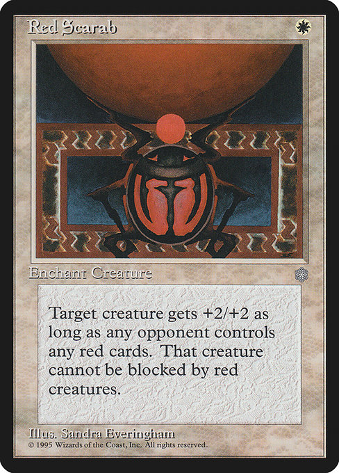 Red Scarab highlighted card art