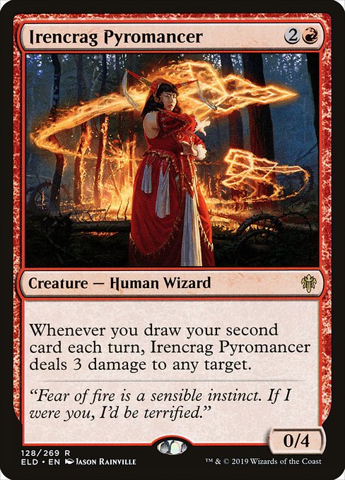 Irencrag Pyromancer from Throne of Eldraine