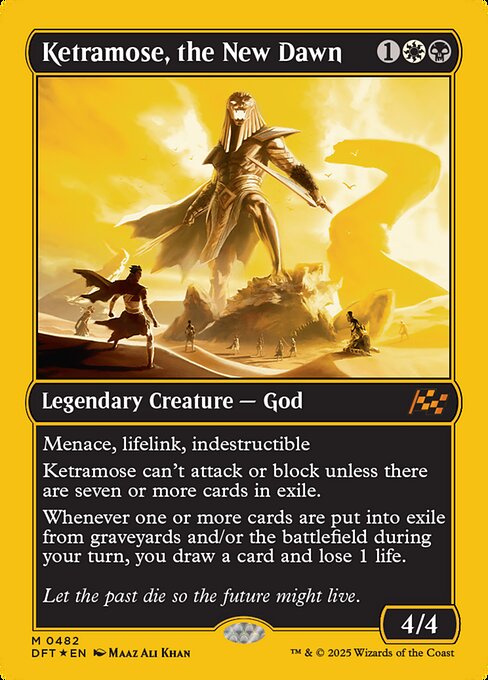 Ketramose, the New Dawn from Aetherdrift