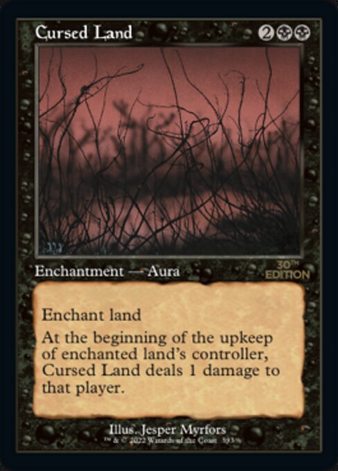 Cursed Land highlighted card art