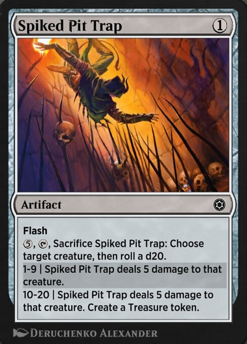 Spiked Pit Trap highlighted card art