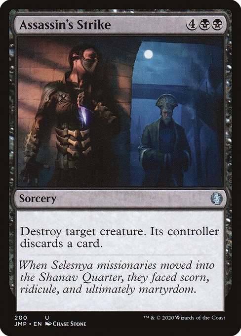 Assassin's Strike highlighted card art