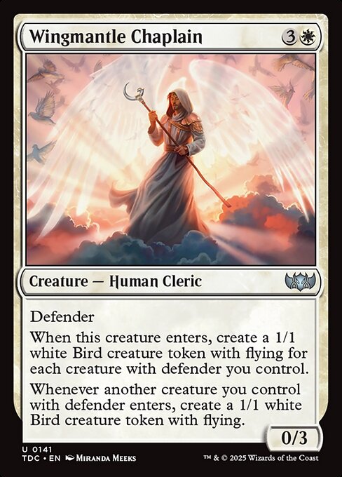 Wingmantle Chaplain highlighted card art