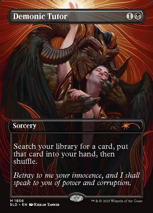 Demonic Tutor highlighted card art