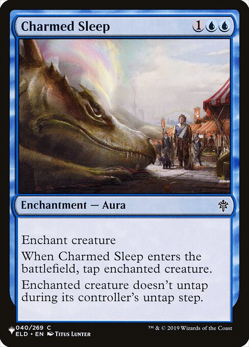 Charmed Sleep highlighted card art