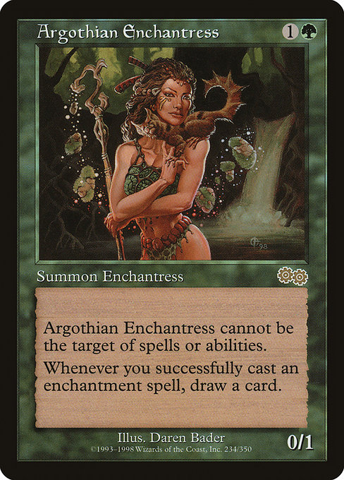 Argothian Enchantress from Urza's Saga