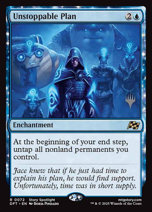 Unstoppable Plan from Aetherdrift Promos