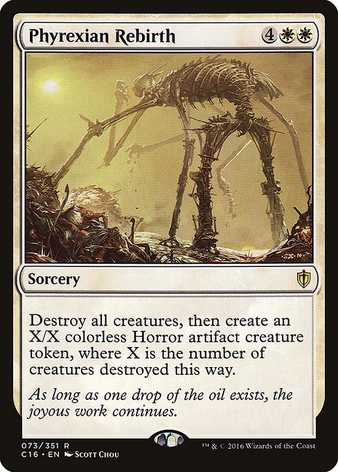 Phyrexian Rebirth from Commander 2016