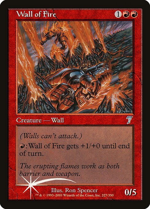 Wall of Fire from Seventh Edition