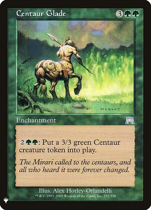 Centaur Glade highlighted card art