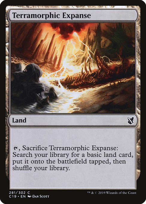 Terramorphic Expanse from Commander 2019
