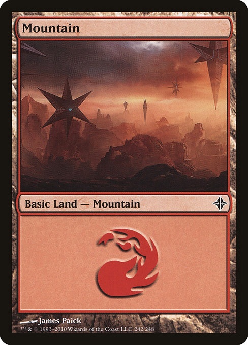 Mountain from Rise of the Eldrazi