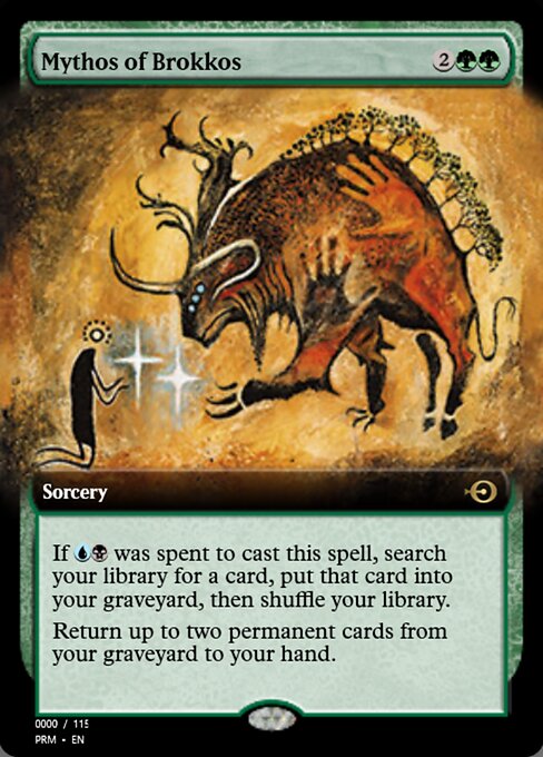Mythos of Brokkos highlighted card art