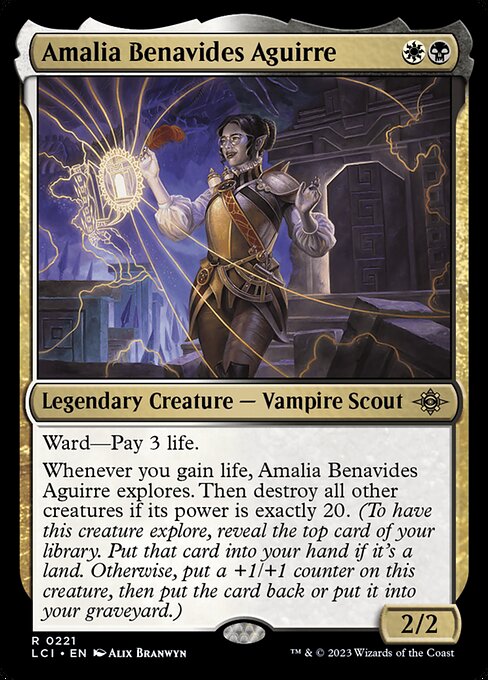 Amalia Benavides Aguirre highlighted card art