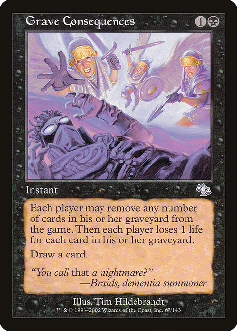 Grave Consequences highlighted card art