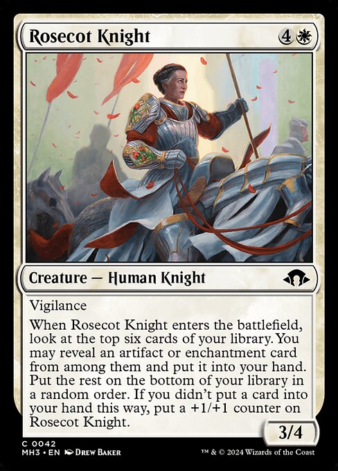 Rosecot Knight highlighted card art