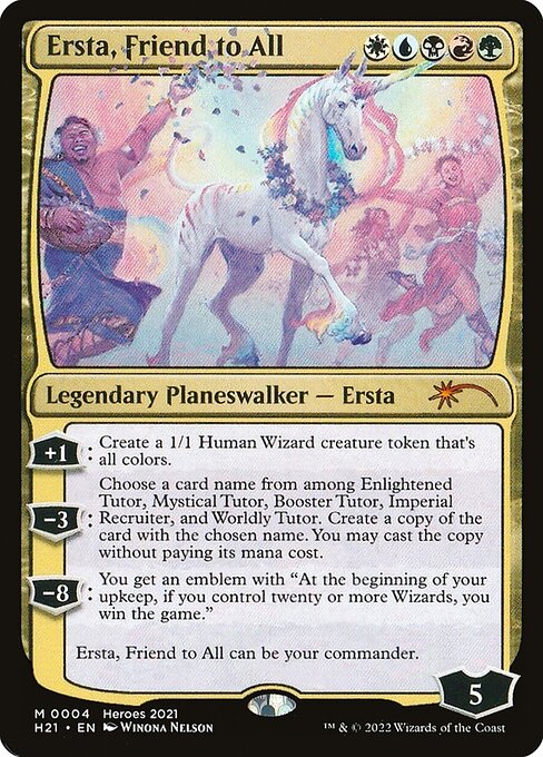 Ersta, Friend to All highlighted card art