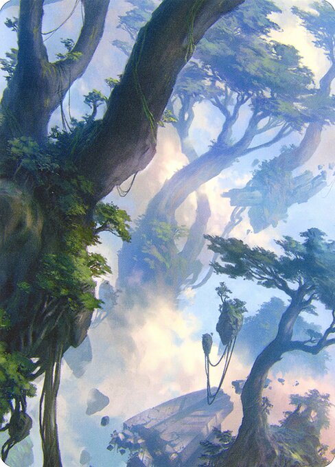Forest // Forest from Zendikar Rising Art Series