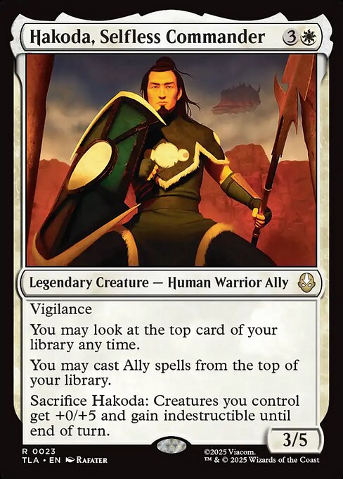 Hakoda, Selfless Commander from Avatar: The Last Airbender