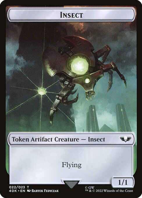 Insect highlighted card art