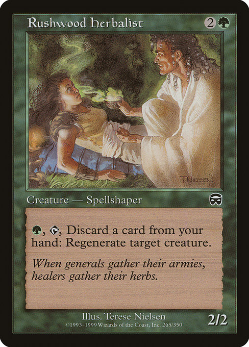 Rushwood Herbalist highlighted card art