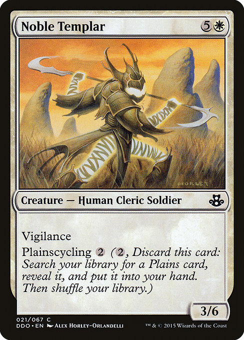 Noble Templar from Duel Decks: Elspeth vs. Kiora