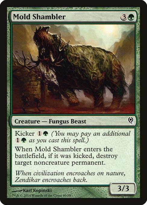 Mold Shambler highlighted card art