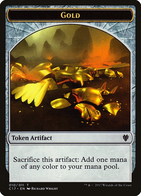 Gold from Commander 2017 Tokens