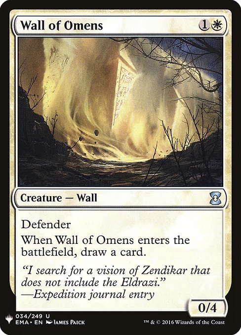 Wall of Omens from The List